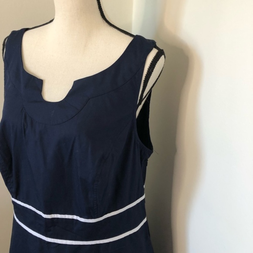 Eshakti Fit & Flare Color Block Midi Dress - image 6